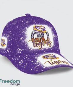 Go LSU Tigers Bleached 3D Cap Hat All OVer Print For Men Women Fans