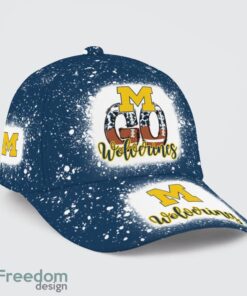 Go Michigan Wolverines Bleached 3D Cap Hat All OVer Print For Men Women Fans