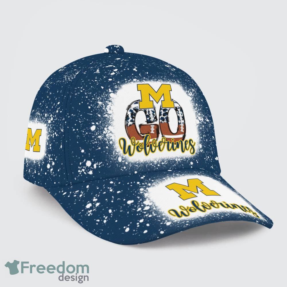 Go Michigan Wolverines Bleached 3D Cap Hat All OVer Print For Men Women Fans image Go Michigan Wolverines Bleached 3D Cap Hat All OVer Print For Men Women Fans - Go Michigan Wolverines Bleached Print Cap_1