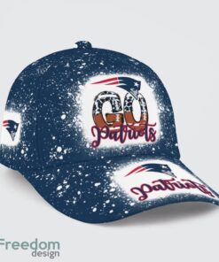Go New England Patriots Bleached 3D Cap Hat All OVer Print For Men Women Fans