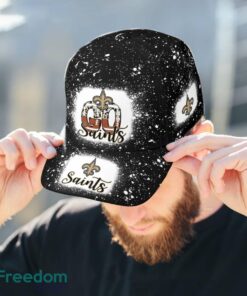 Go New Orleans Saints Bleached 3D Cap Hat All OVer Print For Men Women Fans - Go New Orleans Saints Bleached Print Cap_3