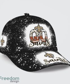 Go New Orleans Saints Bleached 3D Cap Hat All OVer Print For Men Women Fans