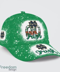 Go Notre Dame Fighting Irish Bleached 3D Cap Hat All OVer Print For Men Women Fans