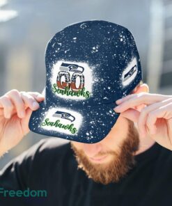 Go Seattle Seahawks Bleached 3D Cap Hat All OVer Print For Men Women Fans - Go Seattle Seahawks Bleached Print Cap_3