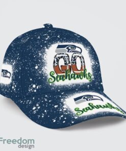 Go Seattle Seahawks Bleached 3D Cap Hat All OVer Print For Men Women Fans