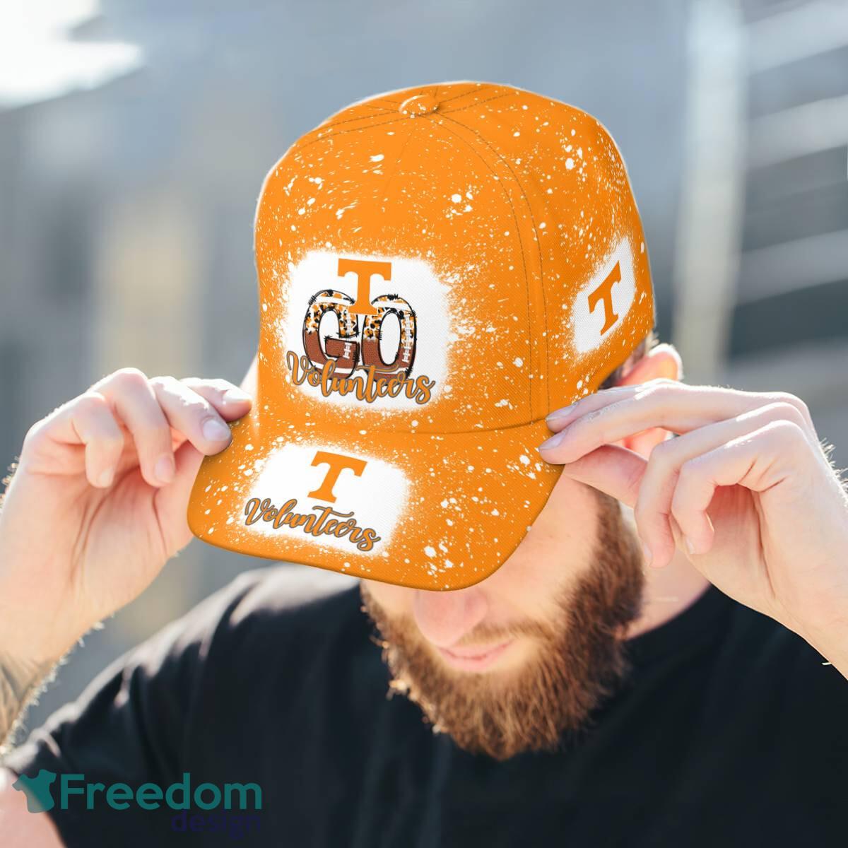Go Tennessee Volunteers Bleached 3D Cap Hat All OVer Print For Men Women Fans image Go Tennessee Volunteers Bleached 3D Cap Hat All OVer Print For Men Women Fans - Go Tennessee Volunteers Bleached Print Cap_3