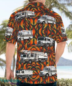 Grasonville Volunteer Fire Department, Maryland 3D Summer Aloha Hawaiian Shirt Product Photo 2