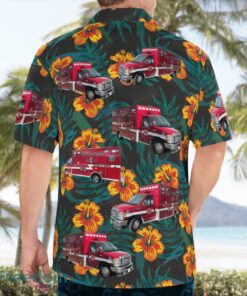 Great Falls Fire Department Vehicles Montana Beach Shirt For Team Product Photo 2