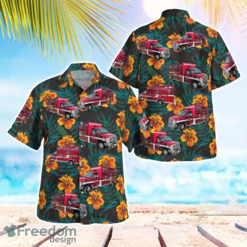 Great Falls Fire Department Vehicles Montana Beach Shirt For Team Product Photo 1