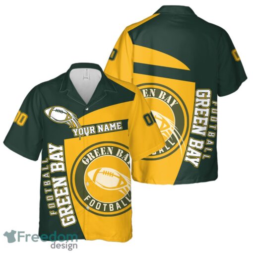 Green Bay Football Team Hawaiian Shirt And Shorts 3D Printed Team Gift Product Photo 1