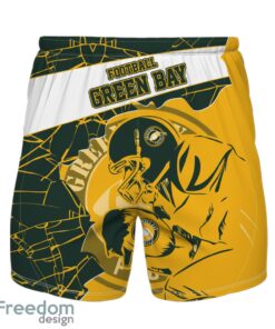 Green Bay Football Team Personalized Name Number Hawaiian Shirt And Shorts Team Gift Product Photo 2