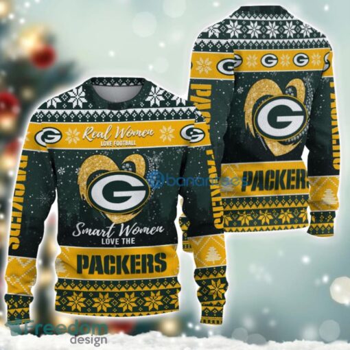 Green Bay Packers Logo Ugly Christmas Sweater For Fans Men And Women Christmas Gift Ideas Product Photo 2