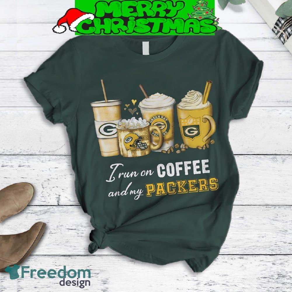 Green Bay Packers Run On Coffee Fleece Pajamas Set Green Version For Christmas image Green Bay Packers Run On Coffee Fleece Pajamas Set Green Version For Christmas - Green Bay Packers Run On Coffee Fleece Pajamas Set Green Version-2