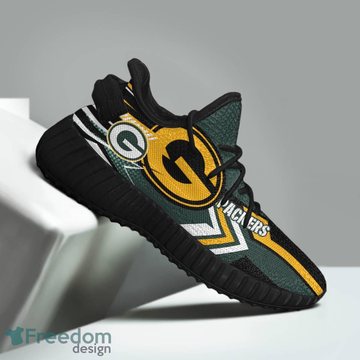 Green Bay Packers Speedsters Yeezy Running Shoes For Fans Gift Men Women - Green Bay Packers Speedsters Yeezy Boost Running Shoes_2