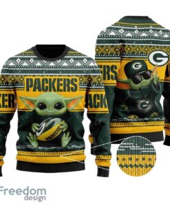 Green Bay Packers Sweater All Over Print  Sweater