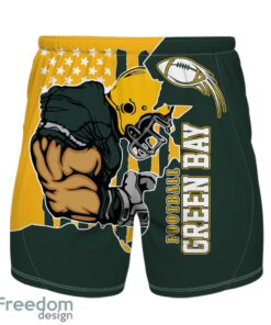 Green Bay personalized name and number Hawaiian Shirt And Shorts Team Beach Shirt