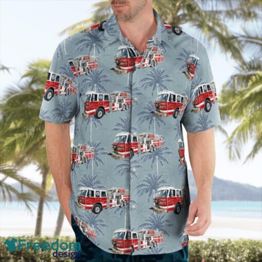 Greencastle Fire Department, Indiana Hawaiian Shirt Beach Summer Shirt Product Photo 3