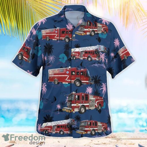 Greenville, South Carolina, Boiling Springs Fire District Aloha Hawaiian Shirt Beach Gift Shirt Product Photo 3