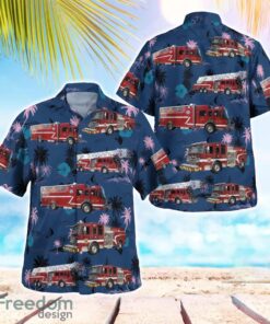 Greenville, South Carolina, Boiling Springs Fire District Aloha Hawaiian Shirt Beach Gift Shirt