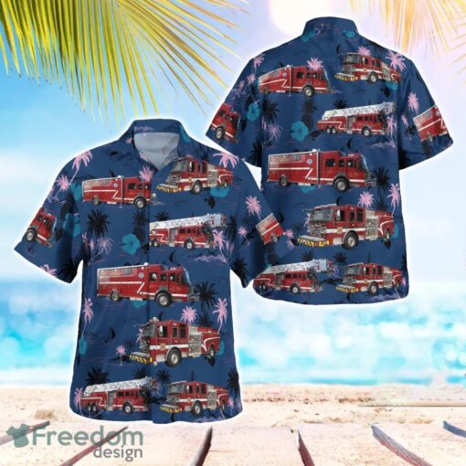 Greenville, South Carolina, Boiling Springs Fire District Aloha Hawaiian Shirt Beach Gift Shirt Product Photo 1