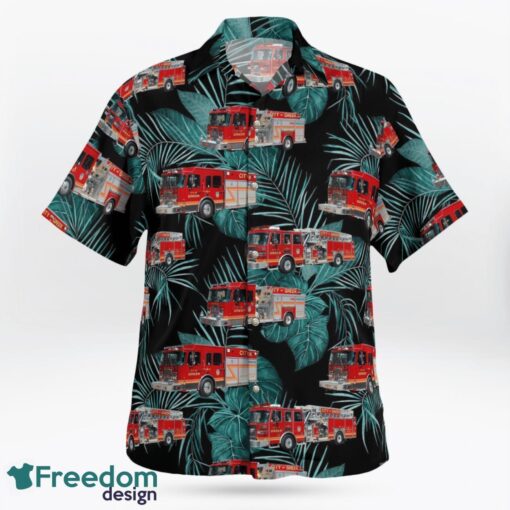 Greer, South Carolina, City of Greer Fire Department - Station 1 Hawaiian Shirt Product Photo 2