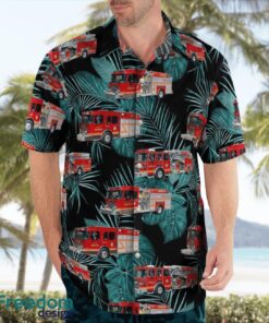 Greer, South Carolina, City of Greer Fire Department - Station 1 Hawaiian Shirt Product Photo 3