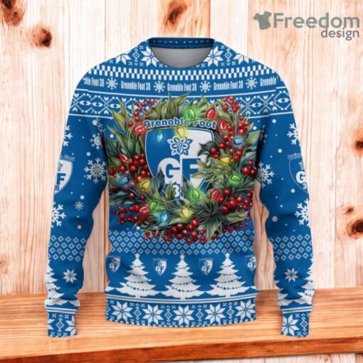 Grenoble Foot 38 Christmas Ugly Sweater 3D Gift For Men And Women Product Photo 2