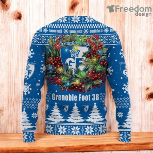 Grenoble Foot 38 Christmas Ugly Sweater 3D Gift For Men And Women Product Photo 3