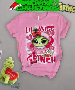 Grinch Lil Miss Valentine Fleece Pajamas Set For Women Gift Christmas image Grinch Lil Miss Valentine Fleece Pajamas Set For Women Gift Christmas - Grinch Lil Miss Valentine Fleece Pajamas Set-3