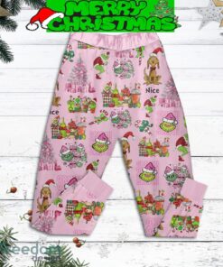 Grinch Merry Grinchmas Coffee Time Christmas Fleece Pajamas Set Men Women For Fans - Grinch Merry Grinchmas Coffee Time Christmas Fleece Pajamas Set-2