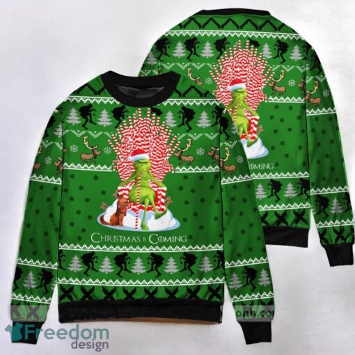 Grinch Xmas Ugly Sweater 3D Printed Christmas Gift , Christmas Knitted Sweatshirt Product Photo 1