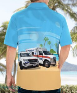 Guilderland, Albany County, New York, Guilderland EMS Aloha Hawaiian Shirt Beach Gift Shirt Product Photo 2