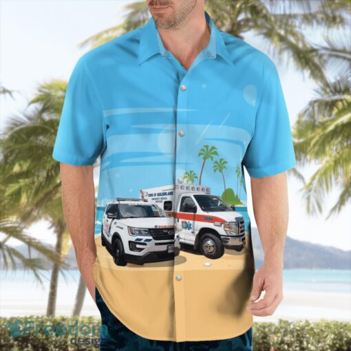 Guilderland, Albany County, New York, Guilderland EMS Aloha Hawaiian Shirt Beach Gift Shirt Product Photo 4