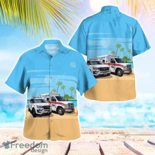 Guilderland, Albany County, New York, Guilderland EMS Aloha Hawaiian Shirt Beach Gift Shirt Product Photo 1