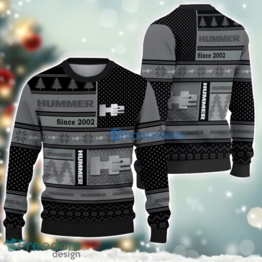 H2 Hummer Logo Ugly Christmas Sweater For Fans Men And Women Christmas Gift Ideas Product Photo 1