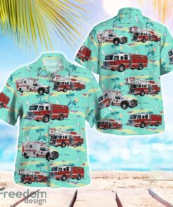 Hagerstown, Maryland, Halfway Volunteer Fire Company 26 Aloha Hawaiian Shirt Beach Gift Shirt