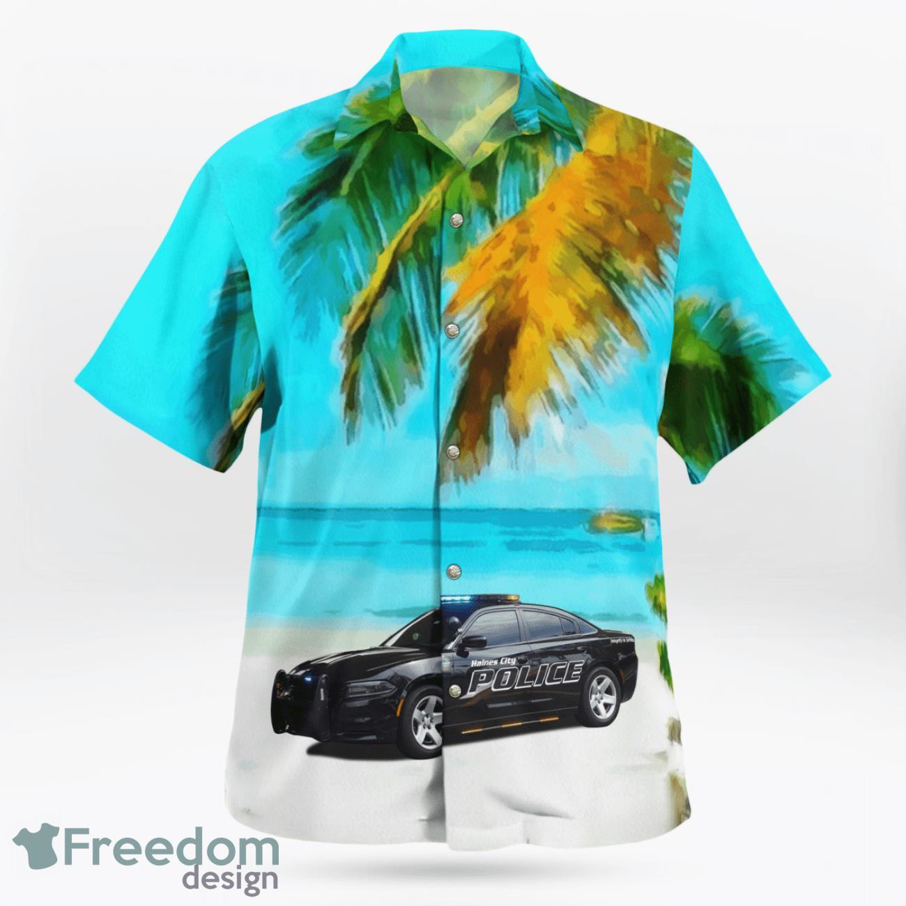 Haines City Police Department, Florida Hawaiian Shirt Haines City Police Department, Florida Hawaiian Shirt Product Photo 3