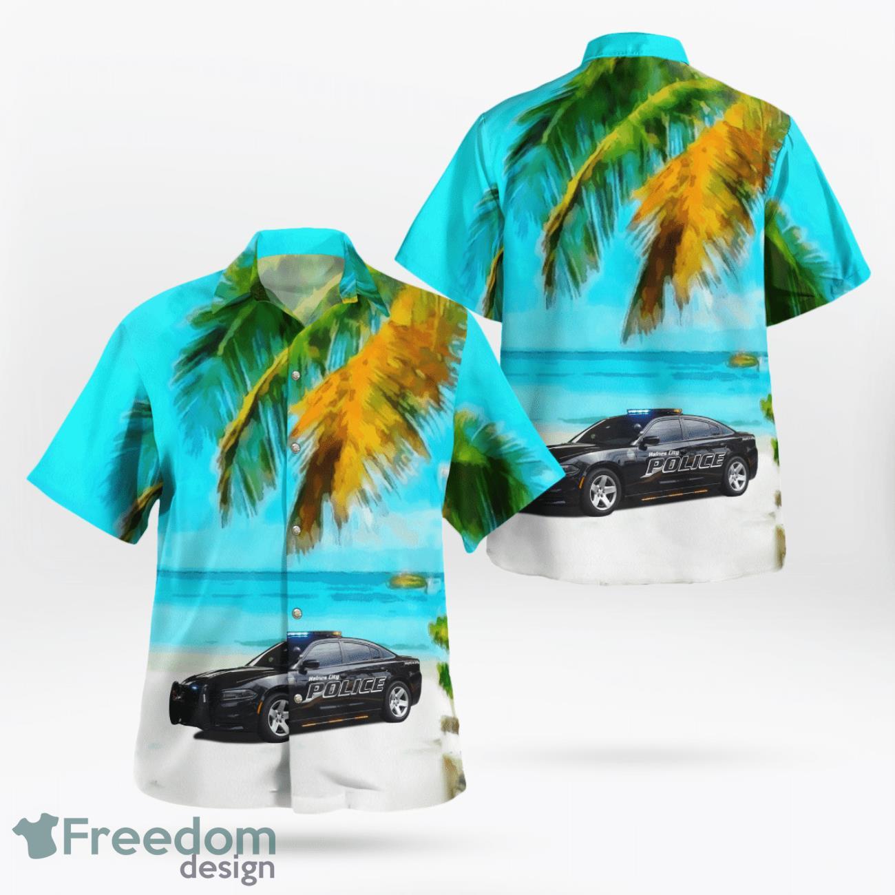 Haines City Police Department, Florida Hawaiian Shirt image Haines City Police Department, Florida Hawaiian Shirt Product Photo 1