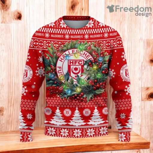 Hallescher FC Christmas Ugly Sweater 3D Gift For Men And Women Product Photo 2