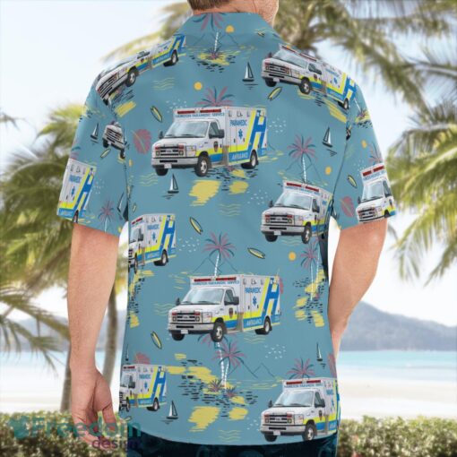 Hamilton, Ontario, Canada, Hamilton Paramedic Service Hawaiian Shirt Product Photo 2