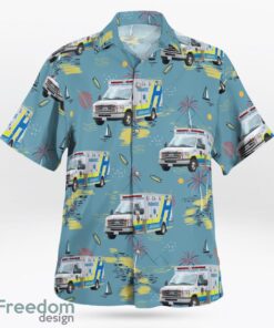 Hamilton, Ontario, Canada, Hamilton Paramedic Service Hawaiian Shirt Product Photo 3