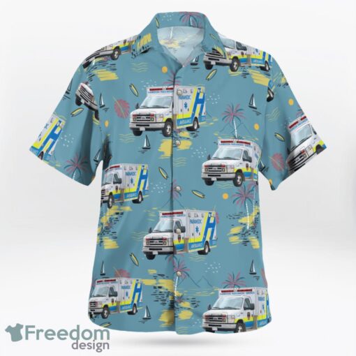 Hamilton, Ontario, Canada, Hamilton Paramedic Service Hawaiian Shirt Product Photo 3