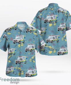 Hamilton, Ontario, Canada, Hamilton Paramedic Service Hawaiian Shirt Product Photo 1