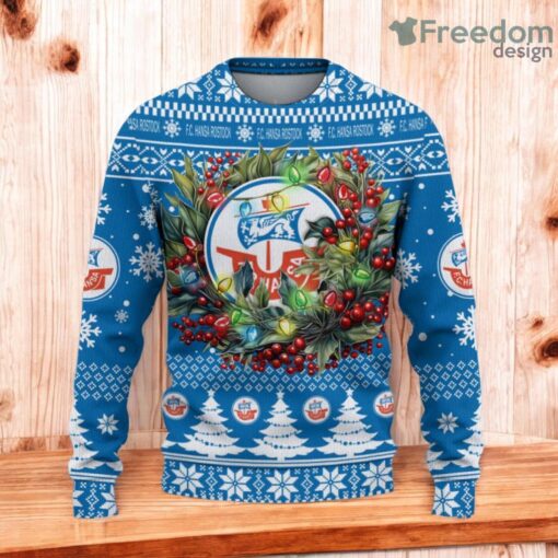 Hansa Rostock Christmas Ugly Sweater 3D Gift For Men And Women Product Photo 2