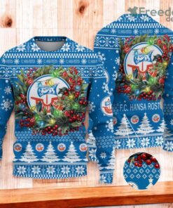 Hansa Rostock Christmas Ugly Sweater 3D Gift For Men And Women Product Photo 1