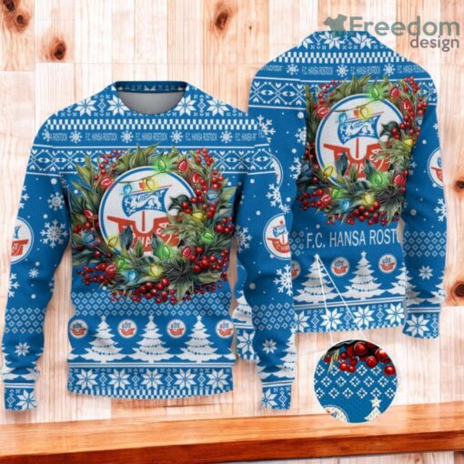 Hansa Rostock Christmas Ugly Sweater 3D Gift For Men And Women Product Photo 1