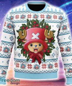 Happy Tony Tony Chopper One Piece Knitted Christmas Sweater Trending Holidays For Men Women Fans