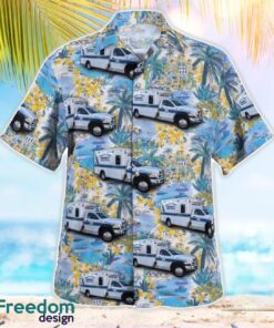 Harford County, Maryland EMS Aloha Hawaiian Shirt Product Photo 3