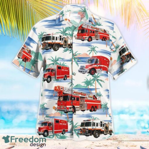 Hasbrouck Heights, Bergen County, New Jersey, Hasbrouck Heights Fire Department Hawaiian Shirt Beach Shirt For Men And Women Product Photo 3