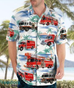 Hasbrouck Heights, Bergen County, New Jersey, Hasbrouck Heights Fire Department Hawaiian Shirt Beach Shirt For Men And Women Product Photo 4